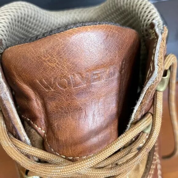 Wolverine Raider Durashocks Flex 6" Work Boots Brown Leather Lace up Mens 11.5 M - Picture 7 of 14